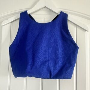 Matching set Emily Hsu high neck bra / crop & legging matching set